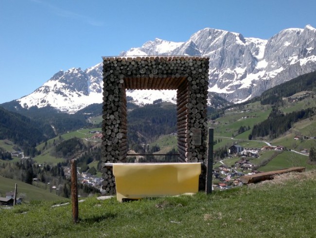 Skulptur "Das Tor zum Hochkönig"